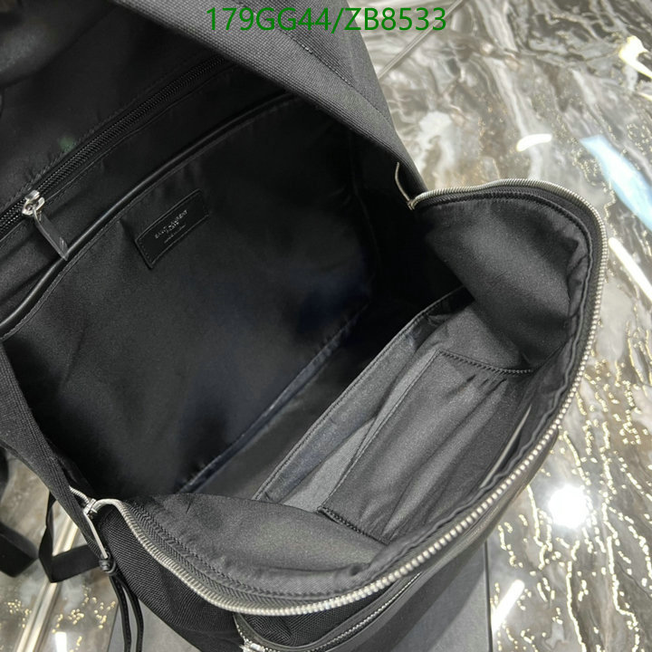 YSL Bag-(Mirror)-Backpack-,Code: ZB8533,$: 179USD