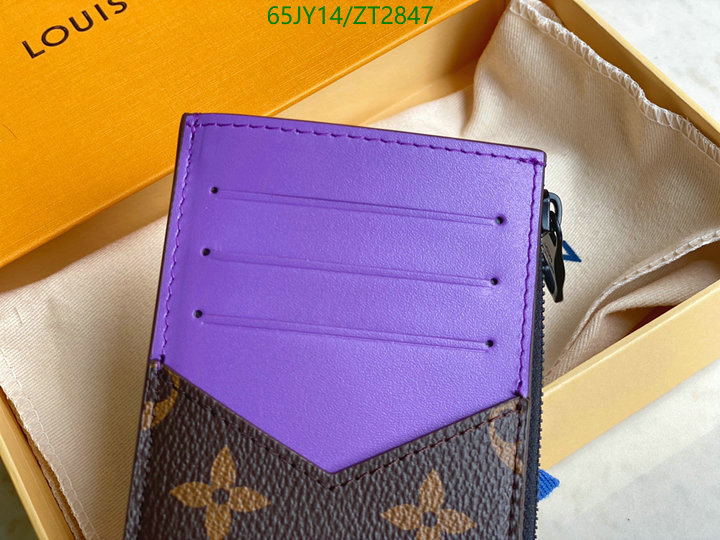 LV Bags-(Mirror)-Wallet-,Code: ZT2847,$: 65USD