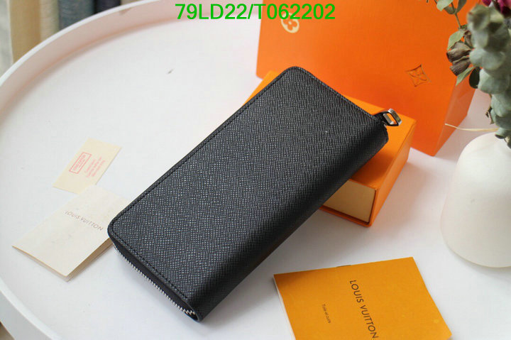 LV Bags-(Mirror)-Wallet-,Code: T062202,$: 79USD
