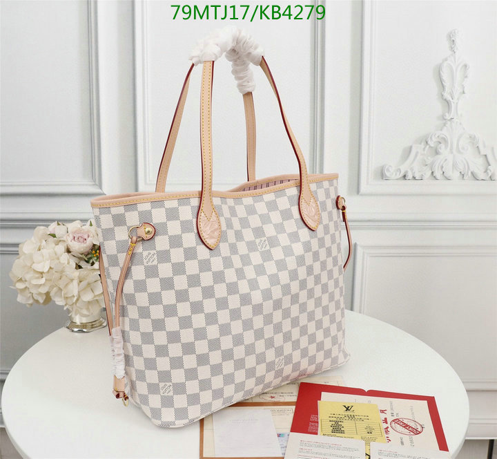 LV Bags-(4A)-Neverfull-,Code: KB4279,$: 79USD