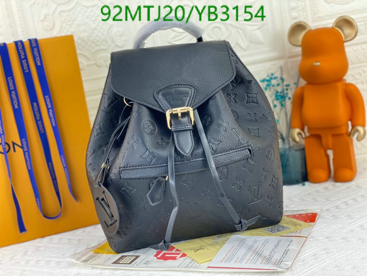 LV Bags-(4A)-Backpack-,Code: YB3154,$: 92USD