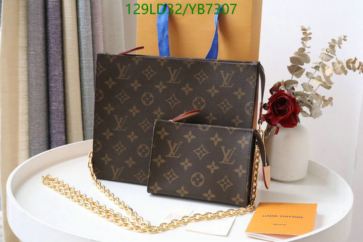 LV Bags-(Mirror)-New Wave Multi-Pochette-,Code: YB7307,$: 129USD