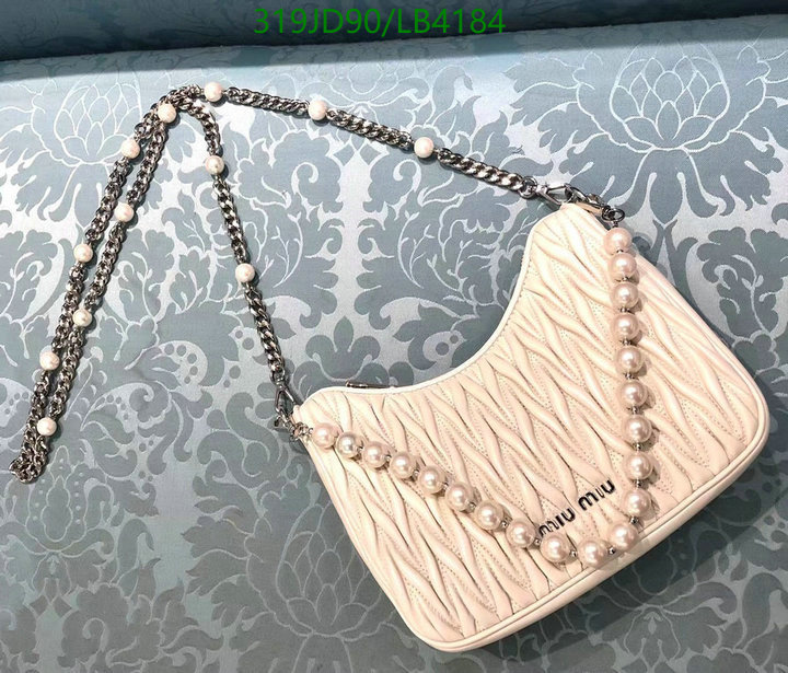 Miu Miu Bag-(Mirror)-Handbag-,Code: LB4184,$: 319USD