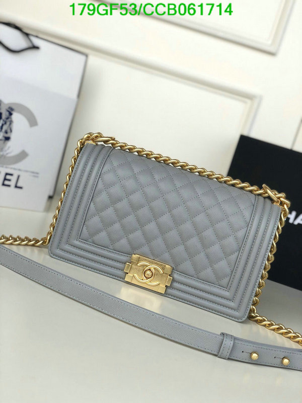 Chanel Bags -(Mirror)-Le Boy,Code: CCB061714,$: 179USD