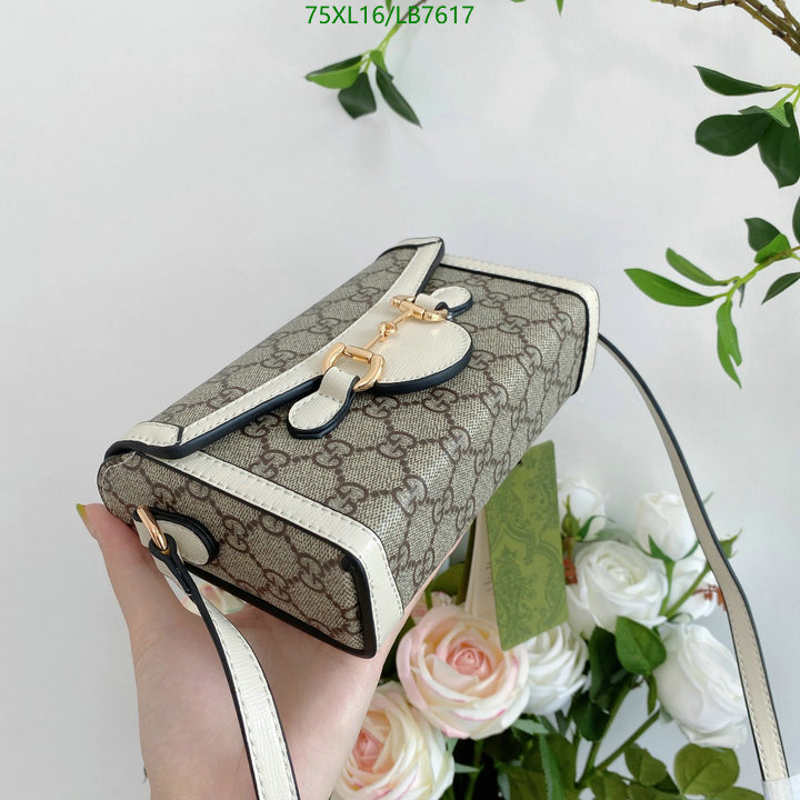 Gucci Bag-(4A)-Horsebit-,Code: LB7617,$: 75USD