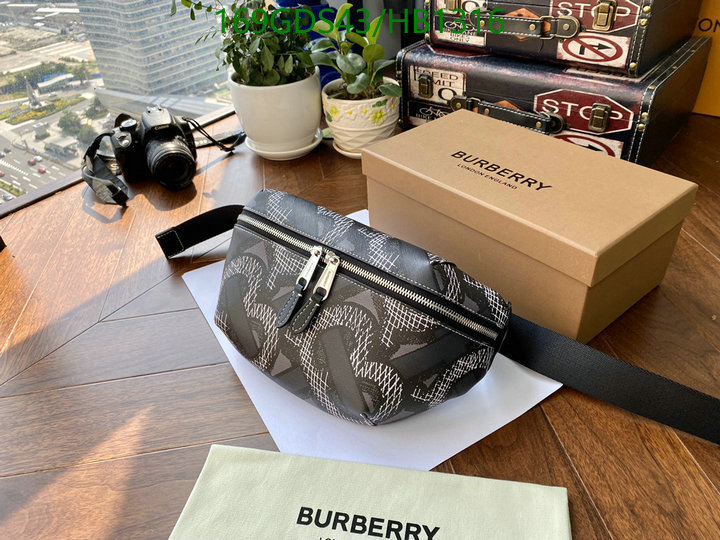 Burberry Bag-(Mirror)-Belt Bag-Chest Bag--,Code: HB1316,$: 169USD