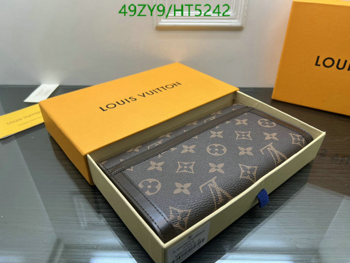 LV Bags-(4A)-Wallet-,Code: HT5242,$: 49USD