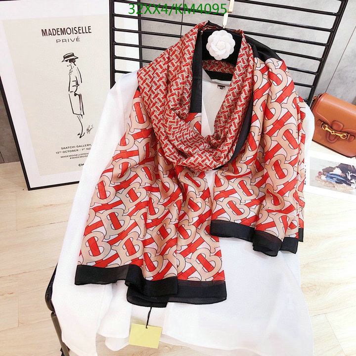 Scarf-Burberry, Code: KM4095,$: 32USD