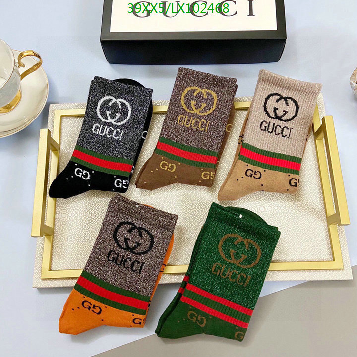 Sock-Gucci,Code:LX102468,$:39USD