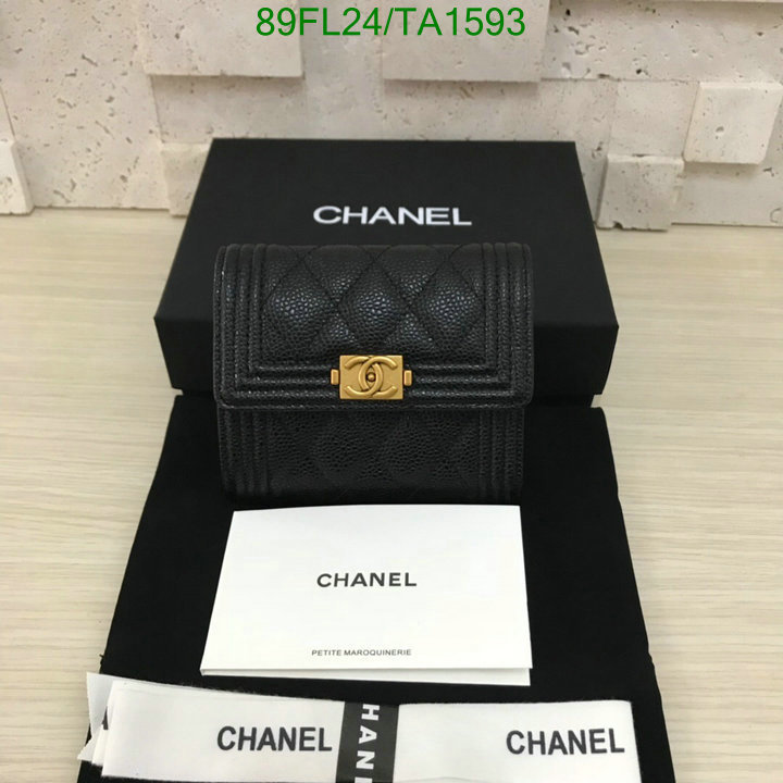 Chanel Bags -(Mirror)-Wallet-,Code: TA1593,$: 89USD