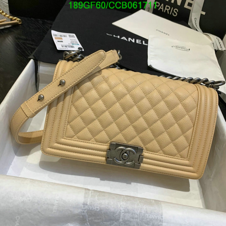 Chanel Bags -(Mirror)-Le Boy,Code: CCB061711,$: 189USD