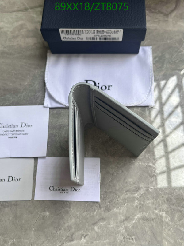 Dior Bags -(Mirror)-Wallet-,Code: ZT8075,$: 89USD