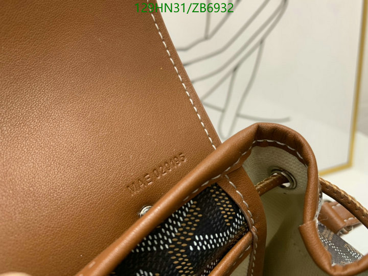 Goyard Bag-(4A)-Backpack-,Code: ZB6932,$: 129USD