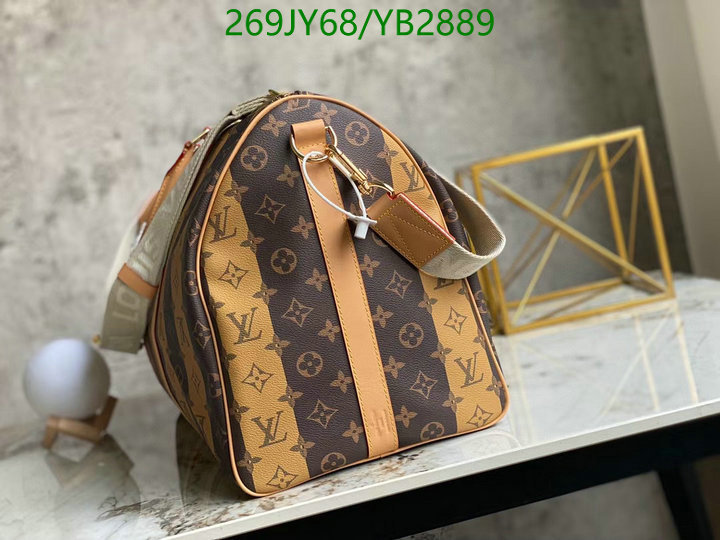 LV Bags-(Mirror)-Keepall BandouliRe 45-50-,Code: YB2889,$: 269USD