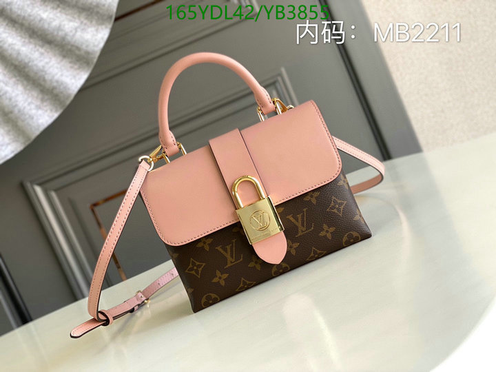 LV Bags-(Mirror)-Handbag-,Code: YB3855,$: 165USD