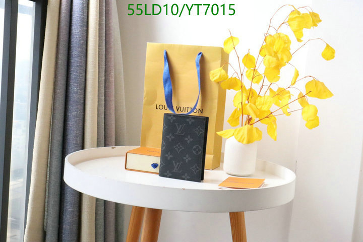 LV Bags-(Mirror)-Wallet-,Code: YT7015,$: 55USD