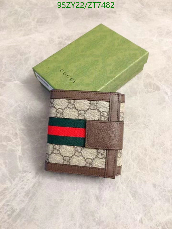 Gucci Bag-(Mirror)-Wallet-,Code: ZT7482,$: 95USD