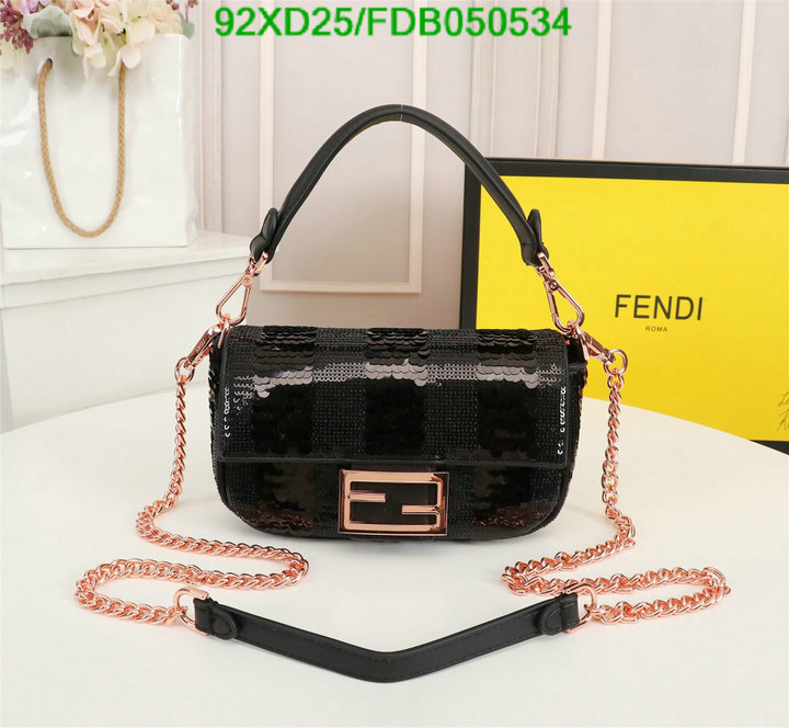 Fendi Bag-(4A)-Baguette-,Code: FDB050534,$: 92USD