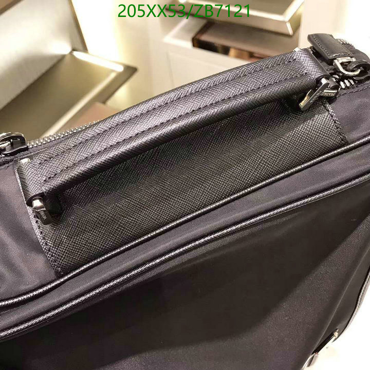 Prada Bag-(Mirror)-Handbag-,Code: ZB7121,$: 205USD