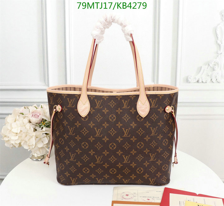 LV Bags-(4A)-Neverfull-,Code: KB4279,$: 79USD