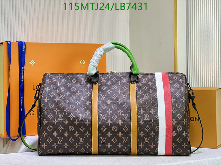 LV Bags-(4A)-Keepall BandouliRe 45-50-,Code: LB7431,$: 115USD