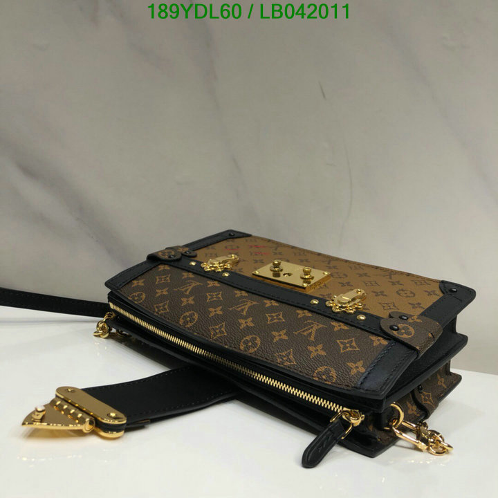 LV Bags-(Mirror)-Petite Malle-,Code: LB042011,$: 189USD