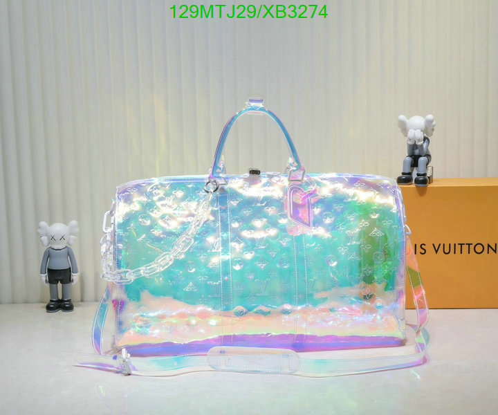 LV Bags-(4A)-Keepall BandouliRe 45-50-,Code: XB3274,$: 129USD