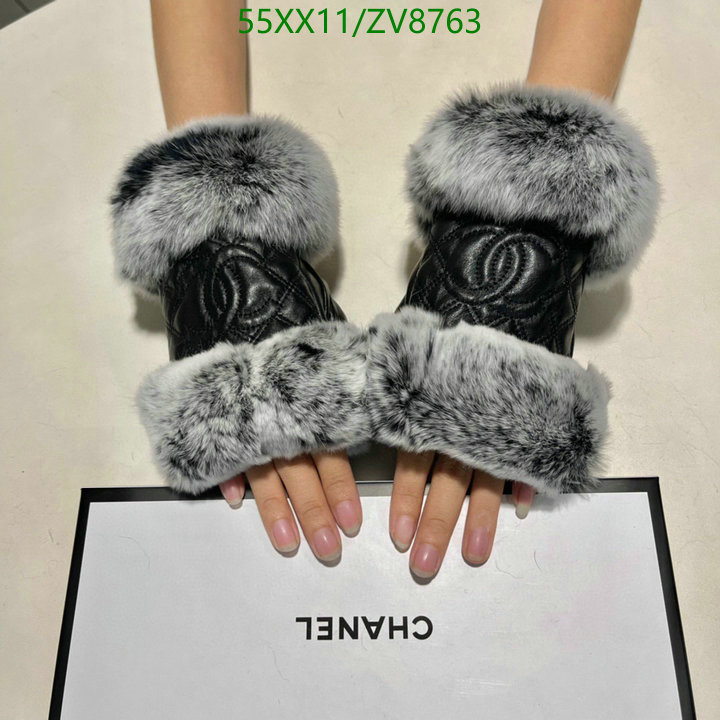 Gloves-Chanel, Code: ZV8763,$: 55USD