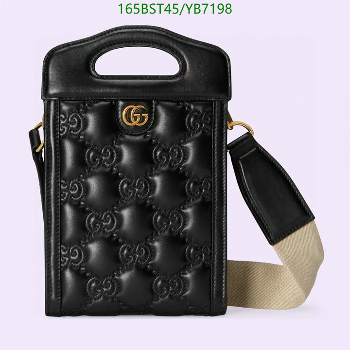 Gucci Bag-(Mirror)-Diagonal-,Code: YB7198,$: 165USD
