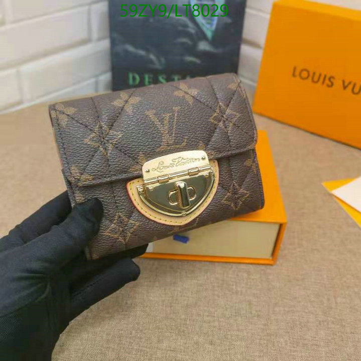 LV Bags-(4A)-Wallet-,Code: LT8029,$: 59USD