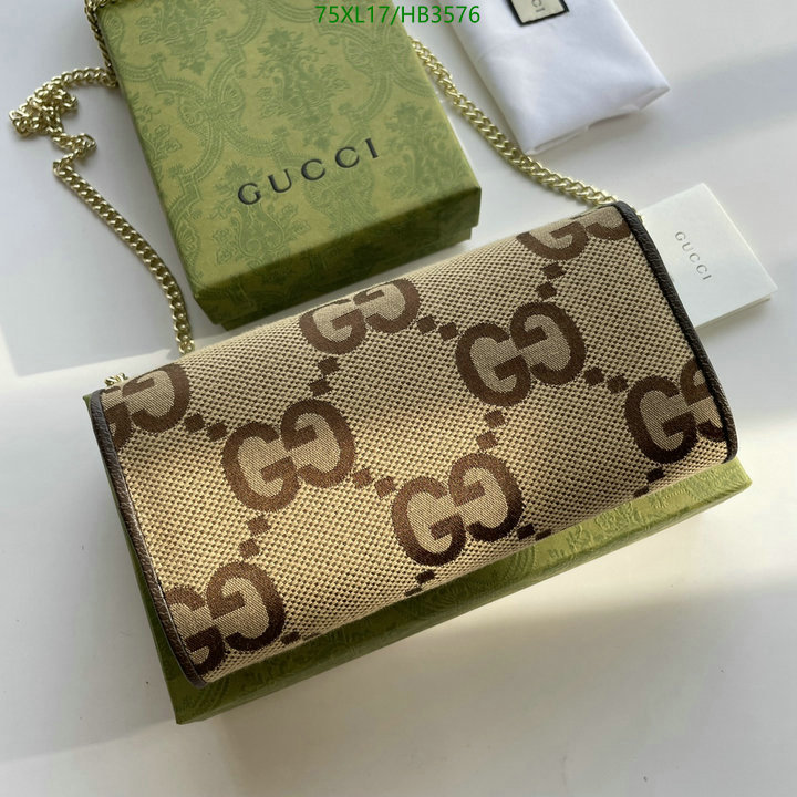 Gucci Bag-(4A)-Diagonal-,Code: HB3576,$: 75USD