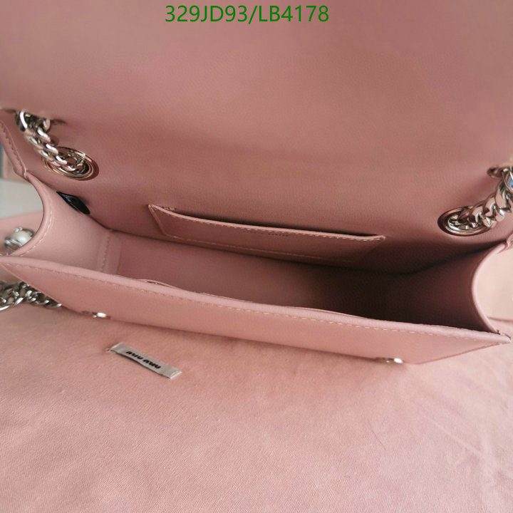 Miu Miu Bag-(Mirror)-Diagonal-,Code: LB4178,$: 329USD