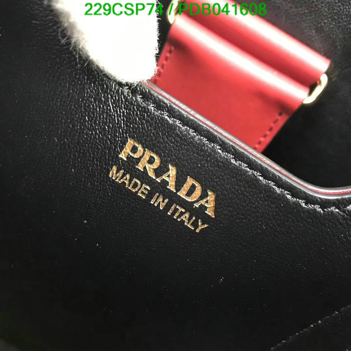 Prada Bag-(Mirror)-Diagonal-,Code: PDB041608,$: 229USD