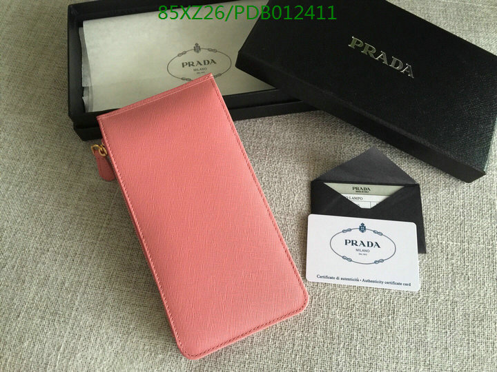 Prada Bag-(Mirror)-Wallet-,Code: PDB012411,$:85USD