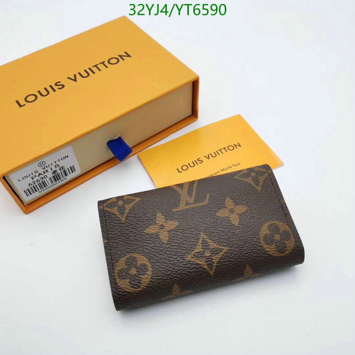 LV Bags-(4A)-Wallet-,Code: YT6590,$: 32USD