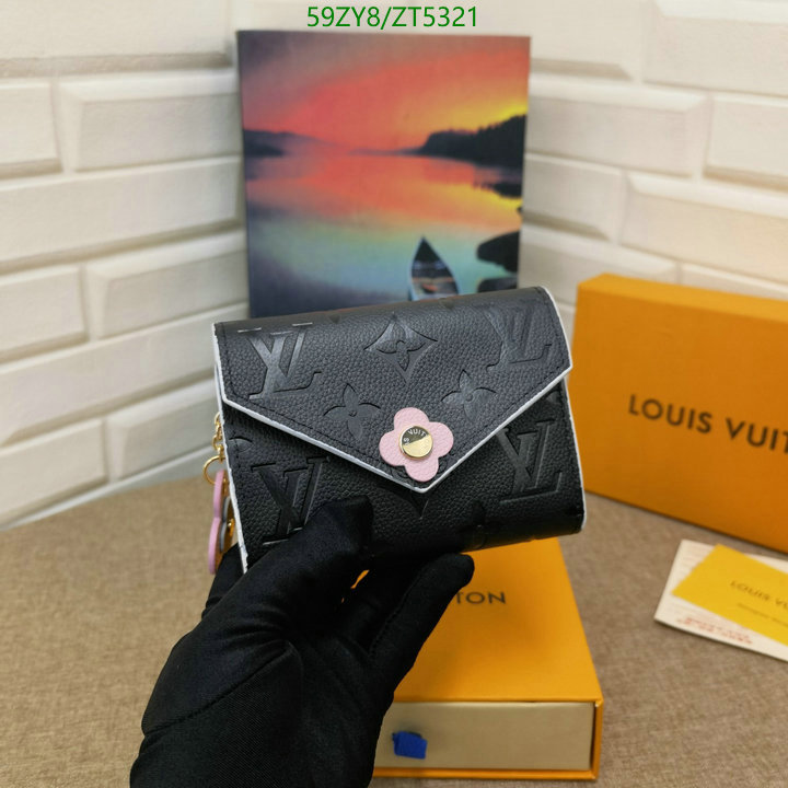 LV Bags-(4A)-Wallet-,Code: ZT5321,$: 59USD