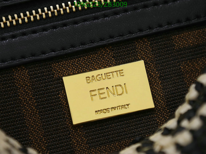 Fendi Bag-(4A)-Baguette-,Code: ZB3009,$: 109USD