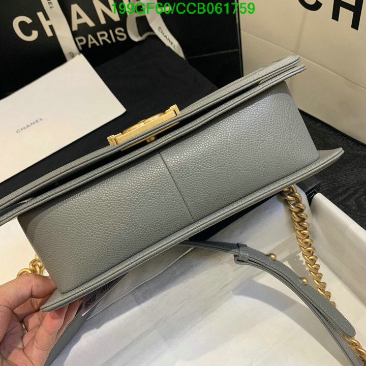 Chanel Bags -(Mirror)-Le Boy,Code: CCB061759,$: 199USD