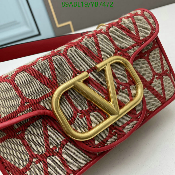 Valentino Bag-(4A)-LOC-V Logo ,Code: YB7472,$: 89USD