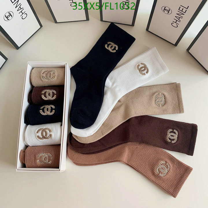 Sock-Chanel,Code: FL1031,$: 35USD