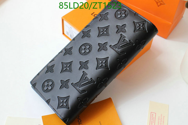 LV Bags-(Mirror)-Wallet-,Code: ZT1523,$: 85USD