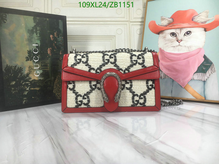 Gucci Bag-(4A)-Dionysus-,Code: ZB1151,$: 109USD