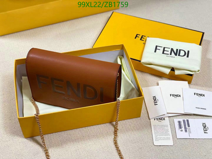 Fendi Bag-(4A)-Diagonal-,Code: ZB1759,$: 99USD