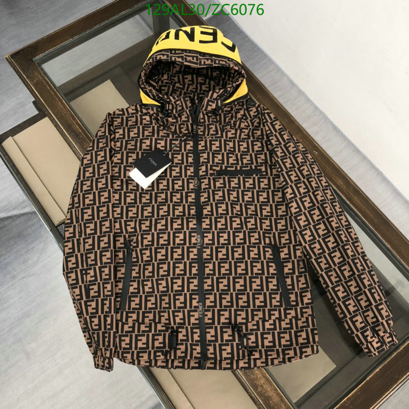 Down jacket Men-Fendi, Code: ZC6076,$: 129USD
