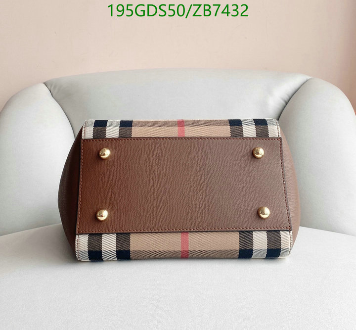 Burberry Bag-(Mirror)-Handbag-,Code: ZB7432,$: 195USD