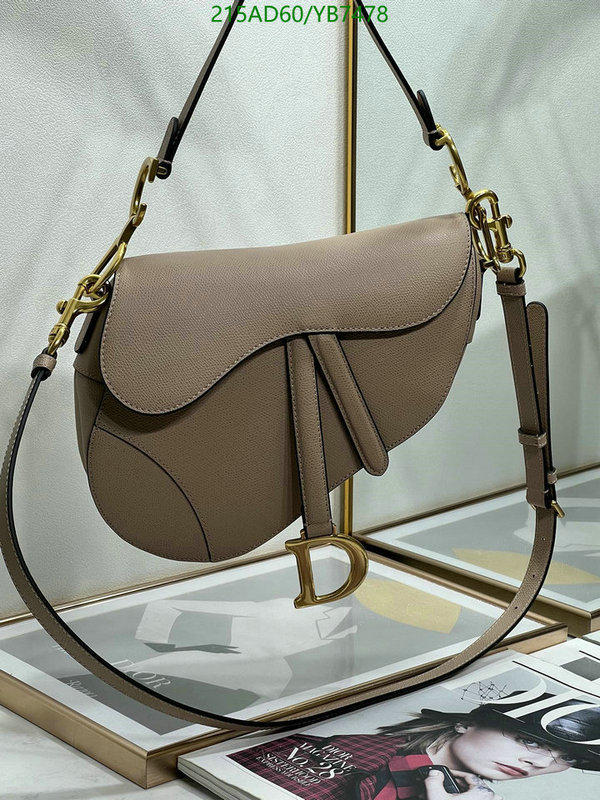 Dior Bags -(Mirror)-Saddle-,Code: YB7478,$: 215USD