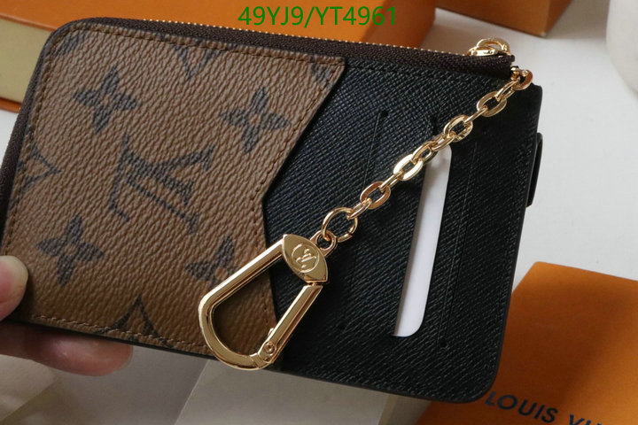 LV Bags-(4A)-Wallet-,Code: YT4961,$: 49USD