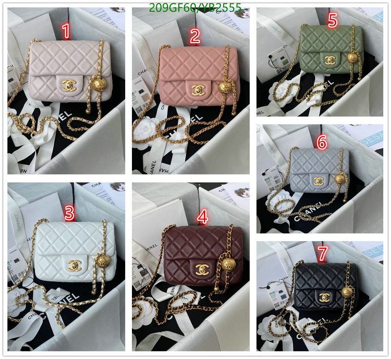 Chanel Bags -(Mirror)-Diagonal-,Code: YB2555,$: 209USD