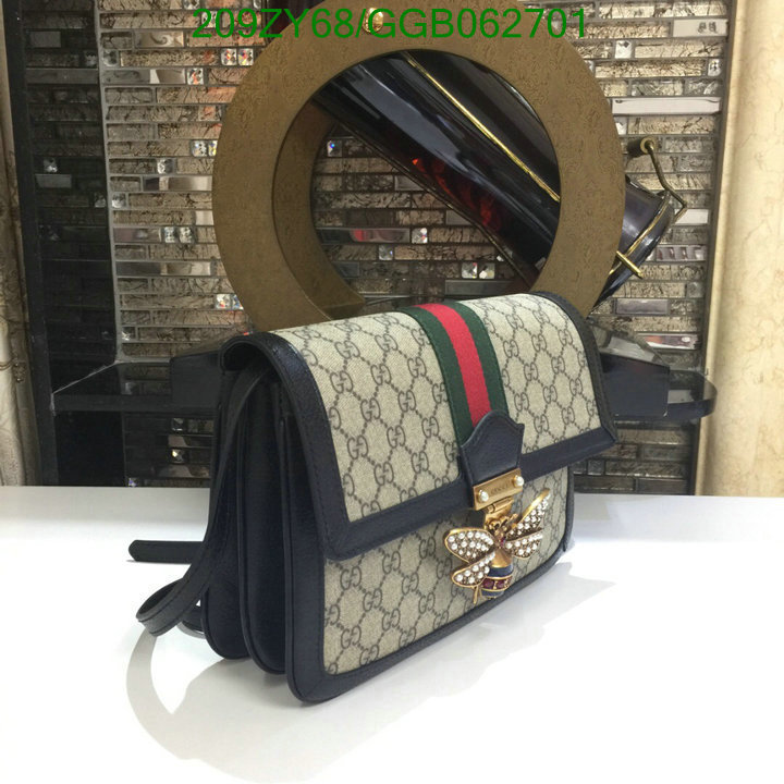 Gucci Bag-(Mirror)-Diagonal-,Code: GGB062701,$: 209USD