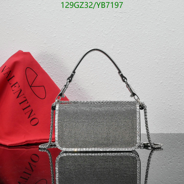 Valentino Bag-(4A)-LOC-V Logo ,Code: YB7197,$: 129USD